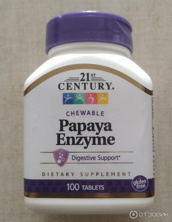 БАД 21st century Papaya Enzyme