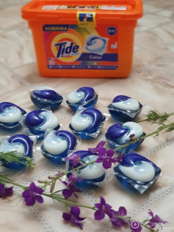 Капсулы для стирки Tide Pods фото