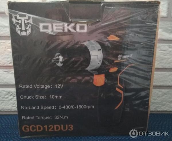 Шуруповерт дрель Deko GCD12DU3