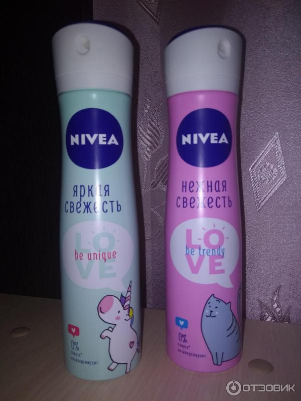 Антиперспирант-спрей Nivea Love Be Trendy Нежная свежесть фото