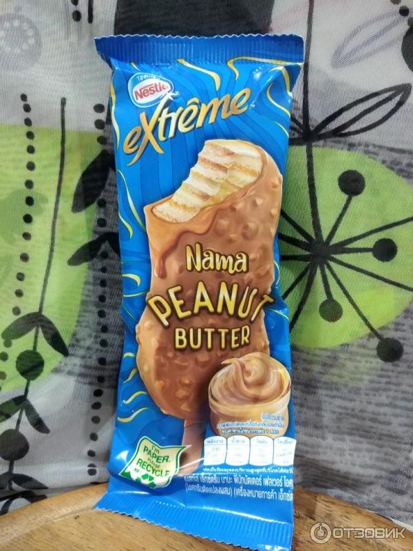 Мороженое с ароматом арахисового масла Nestle Extreme Nama Peanut Butter Flavour фото