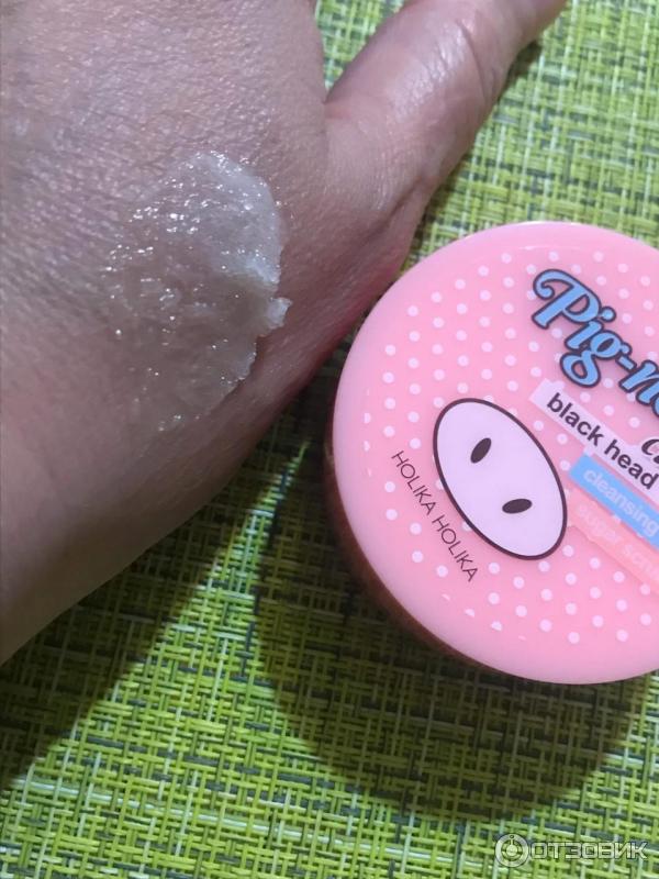 Скраб для лица Holika Holika Pig-Nose Clear Black Head Cleansing Sugar Scrub фото