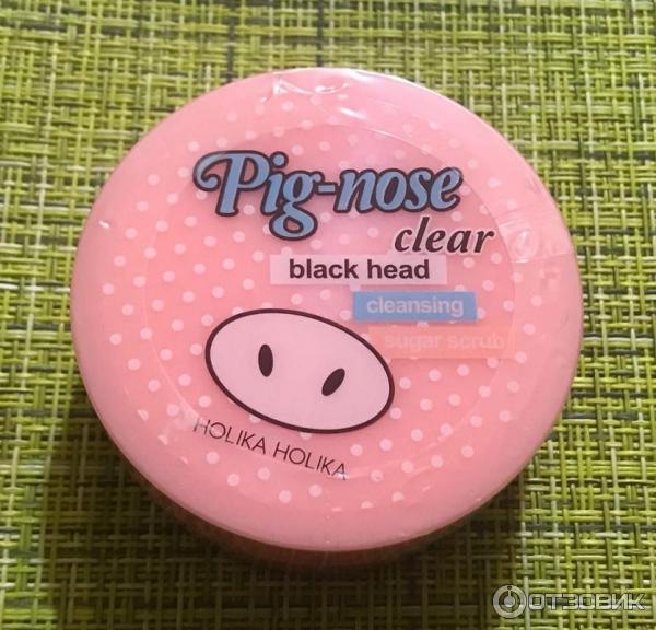 Скраб для лица Holika Holika Pig-Nose Clear Black Head Cleansing Sugar Scrub фото