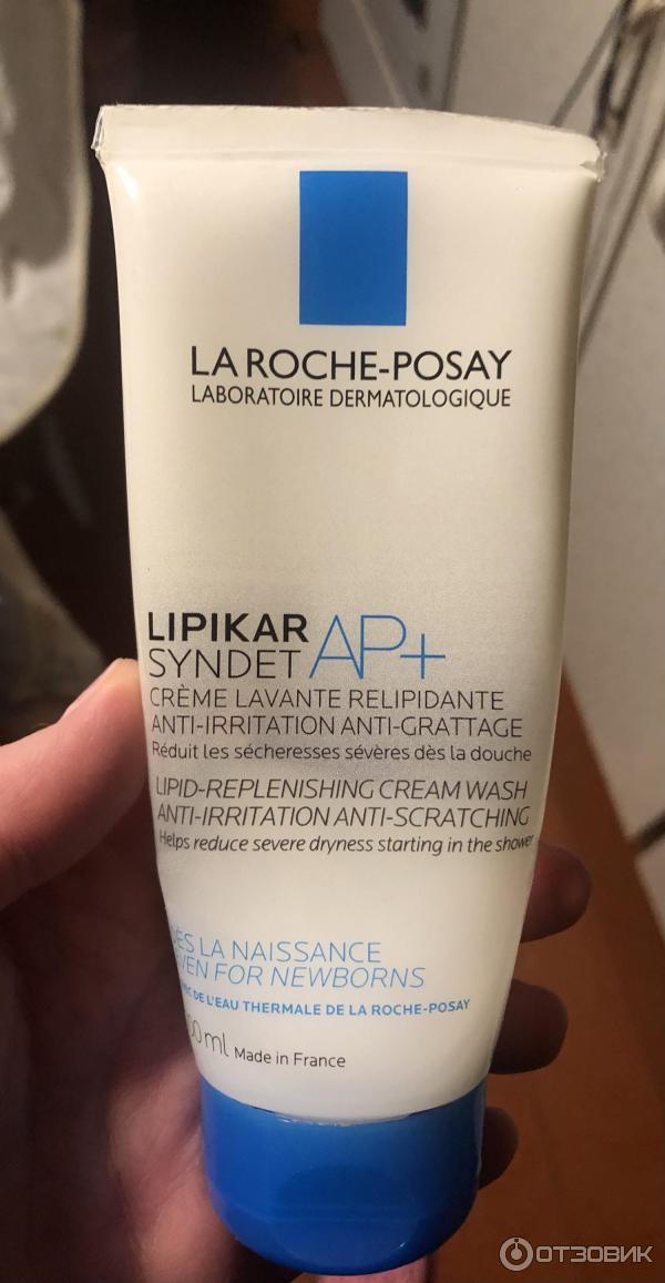 Липидовосстанавливающий крем-гель для лица и тела La Roche-Posay Lipikar syndet AP+ фото