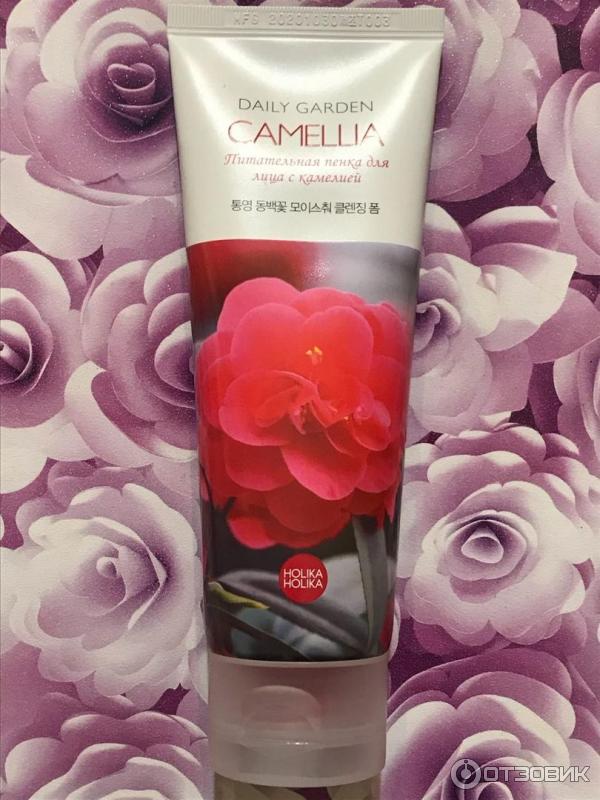 Пенка для умывания Holika Holika Daily Garden Cleansing Foam Tongyeong Camelia Moisture фото