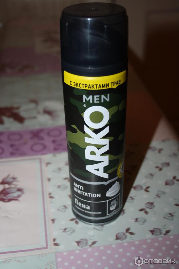 Пена для бритья ARKO MEN Anti-Irritation С экстрактами трав фото