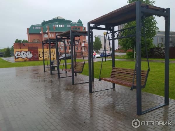 Набережная реки Уводь (Россия, Иваново) фото