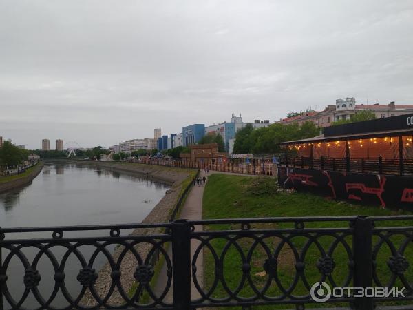 Набережная реки Уводь (Россия, Иваново) фото