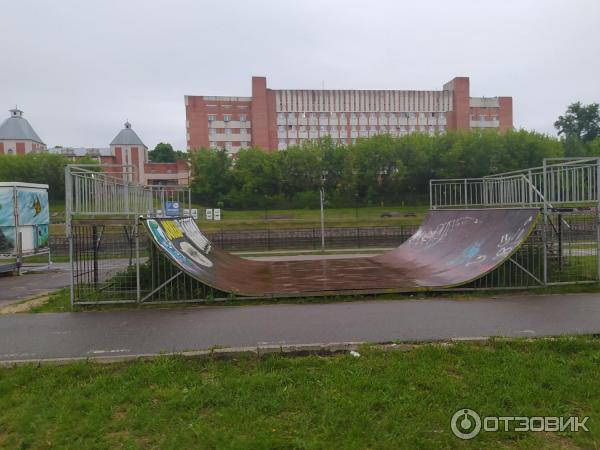 Набережная реки Уводь (Россия, Иваново) фото