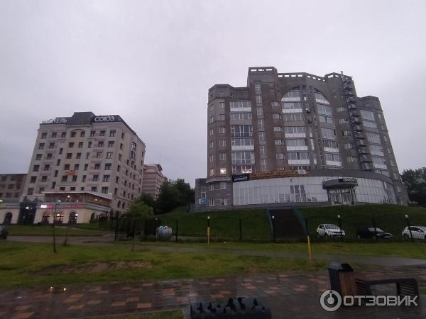 Набережная реки Уводь (Россия, Иваново) фото