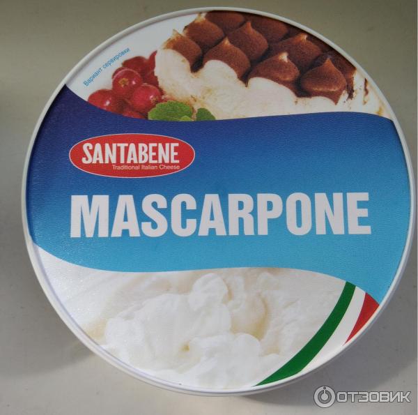 Сыр Бобровский сыродельный завод Mascarpone Santabene фото