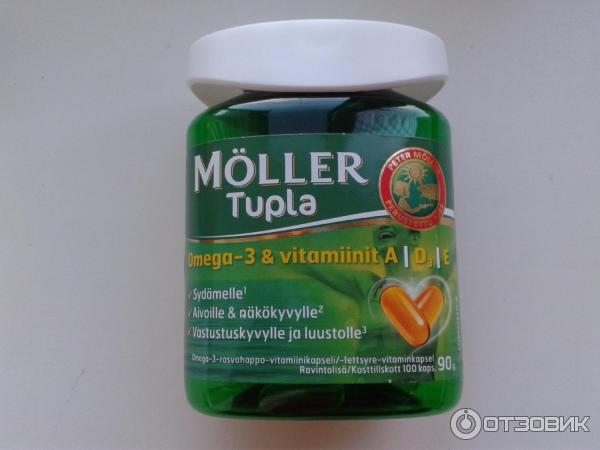 Витамины Moller Tupla Omega-3 фото