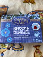 Кисель на основе семян золотого льна Гигиена "Золотой лен" фото