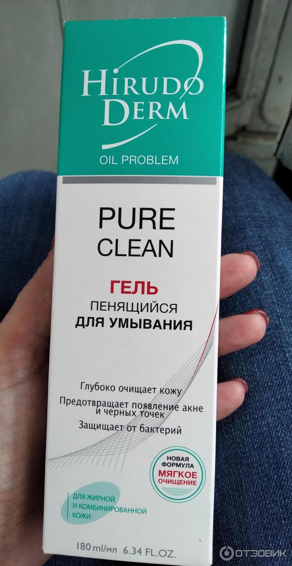 Гель-пенка для умывания Hirudo Derm Pure Clean фото