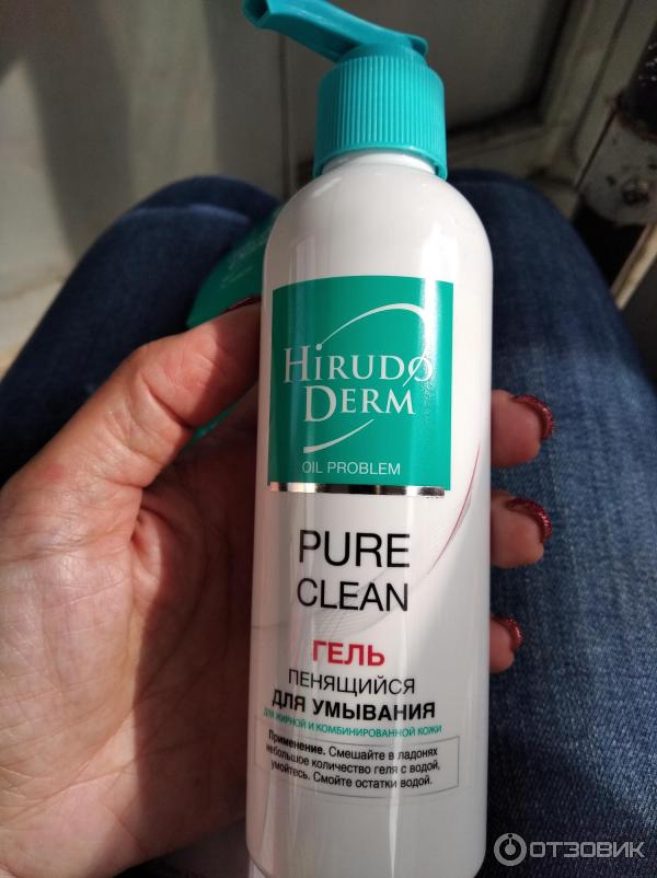 Гель-пенка для умывания Hirudo Derm Pure Clean фото