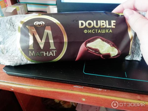 Мороженое Магнат DOUBLE фисташка фото