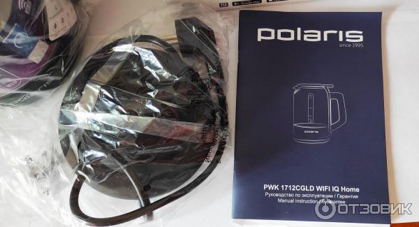 Электрочайник Polaris PWK 1712CGLD WIFI IQ Home фото