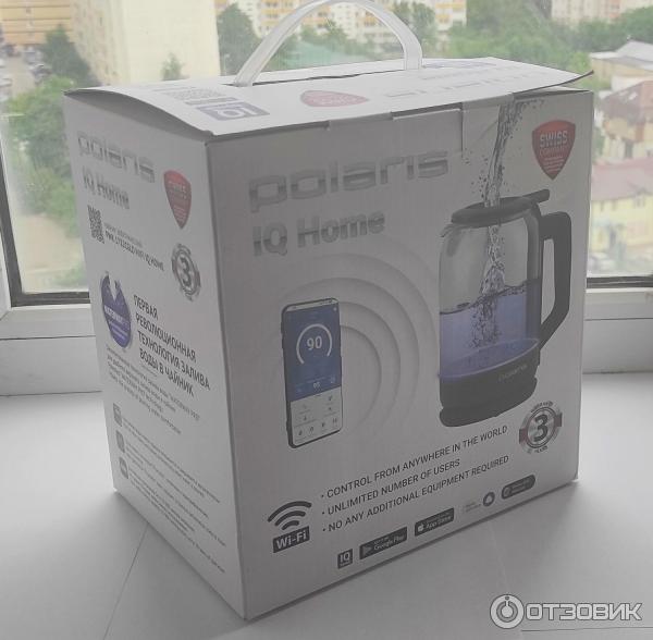 Электрочайник Polaris PWK 1712CGLD WIFI IQ Home фото