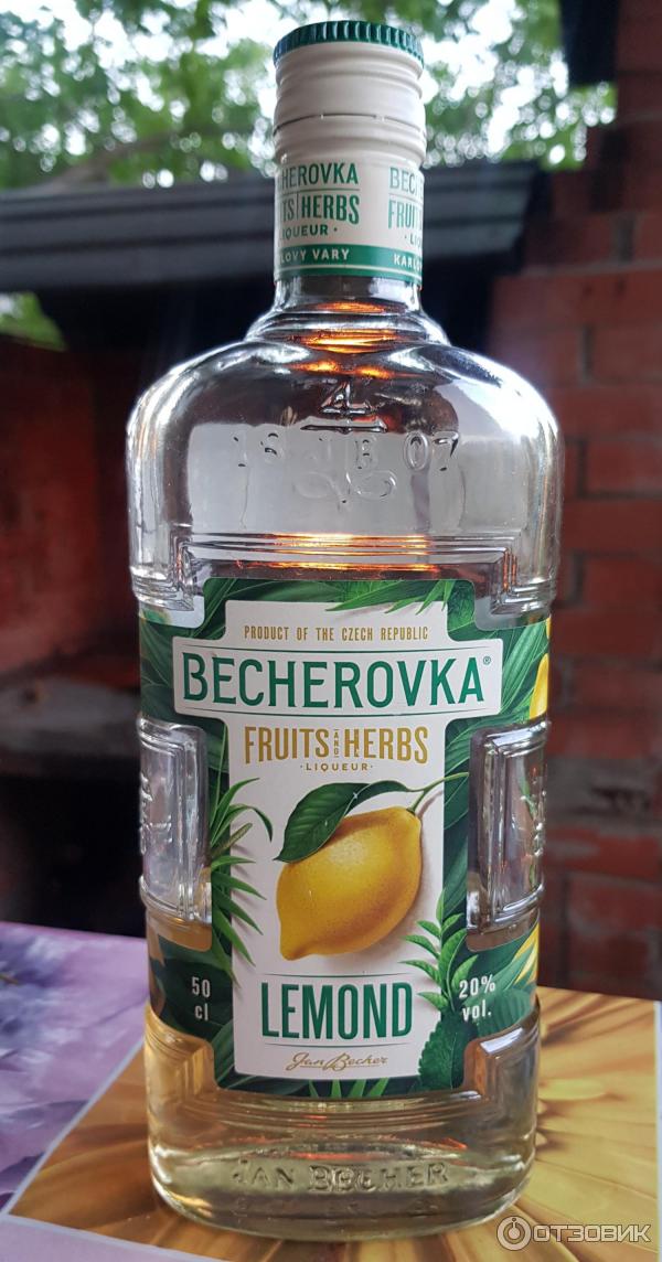 Ликер Becherovka Lemond фото