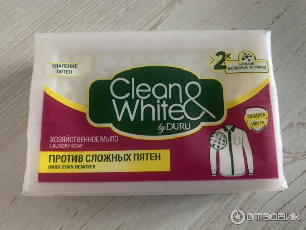 Хозяйственное мыло Duru Clean&White против сложных пятен фото