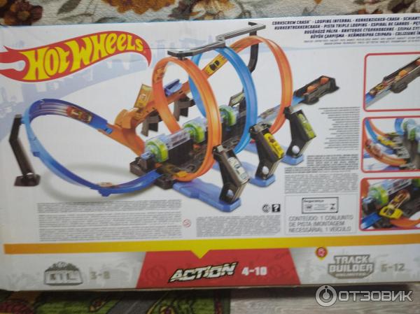 Напольный трек Hot Wheels Крутые гонки фото