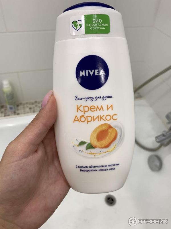 Гель-крем для душа Nivea Крем абрикос фото