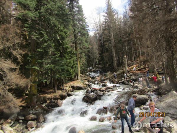 Горный Домбай вода