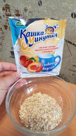 Овсяные хлопья быстрого приготовления "Кашка минутка" фото