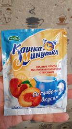 Овсяные хлопья быстрого приготовления "Кашка минутка" фото
