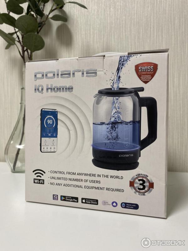 Электрочайник Polaris PWK 1712CGLD WIFI IQ Home фото