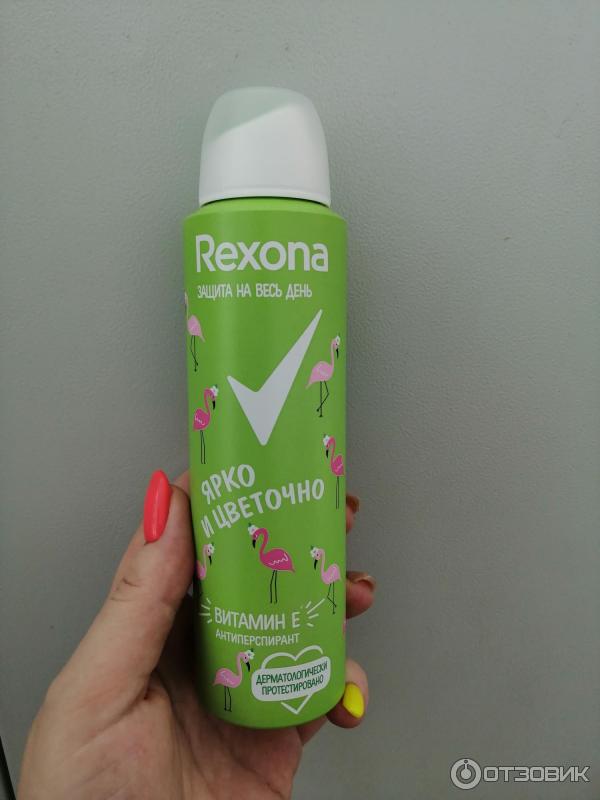 Дезодорант-спрей Rexona Ярко и цветочно фото