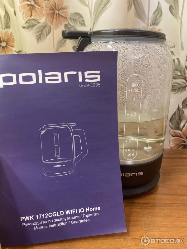 Электрочайник Polaris PWK 1712CGLD WIFI IQ Home фото