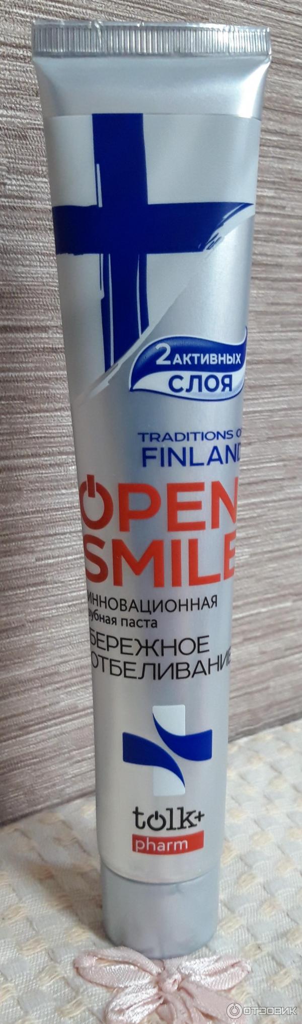 Зубная паста Tolk Pharm Open Smile Бережное отбеливание фото