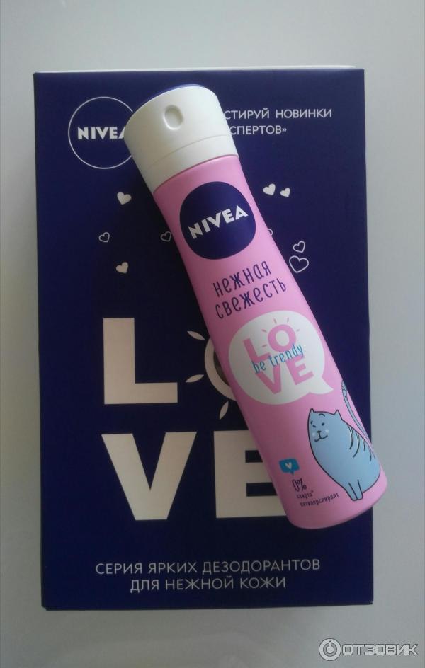 Антиперспирант-спрей Nivea Love Be Trendy Нежная свежесть фото