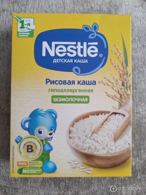 Рисовая каша Nestle фото