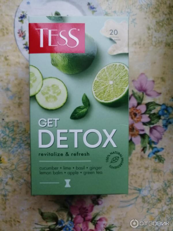 Чай Tess GET DETOX фото