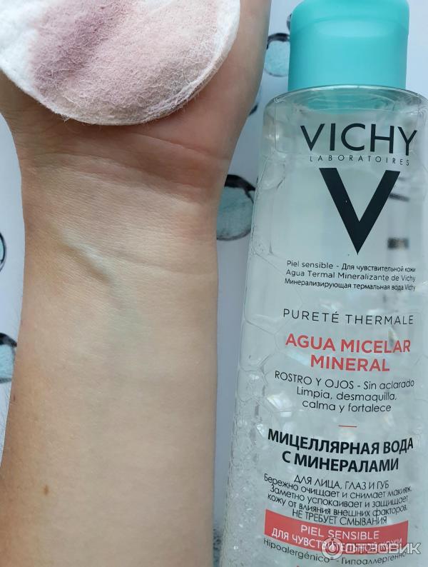 Мицеллярная вода Vichy с минералами для чувствительной кожи фото