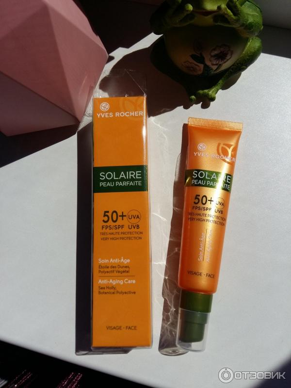 Солнцезащитный Антивозрастной Крем для Лица Yves Rocher SPF 50+ фото