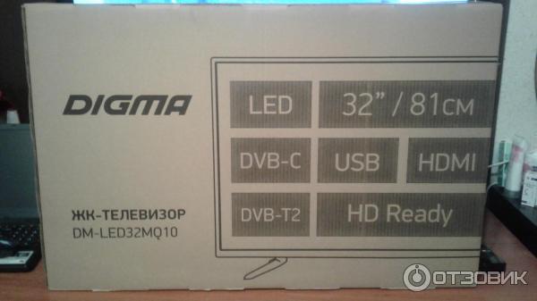 Отзыв о Телевизор Digma DM-LED32MQ10 | Нормальный телевизор.