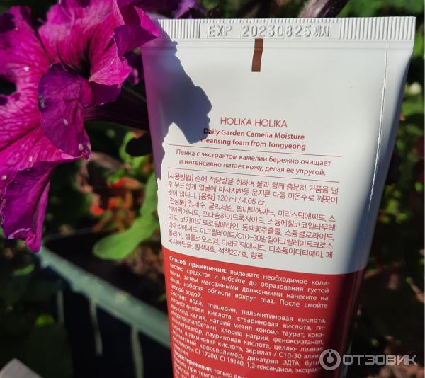 Пенка для умывания Holika Holika Daily Garden Cleansing Foam Tongyeong Camelia Moisture фото