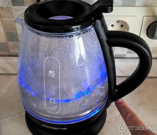 Электрический чайник Polaris PWK 1077 CGL WATER WAY PRO фото
