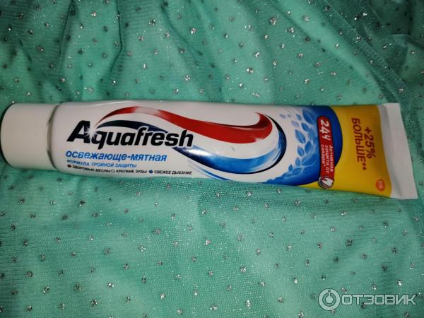 Зубная паста Aquafresh Формула тройной защиты фото