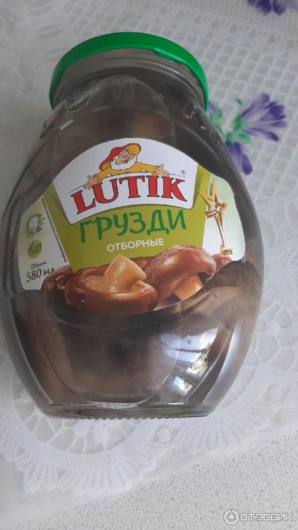 Грибы маринованные Lutik Грузди отборные фото