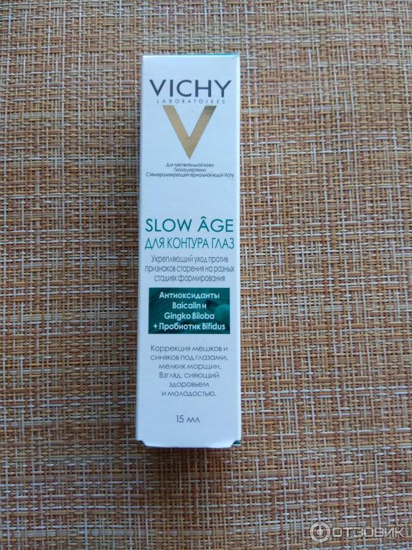 Укрепляющий крем для контура глаз VICHY SLOW АGE