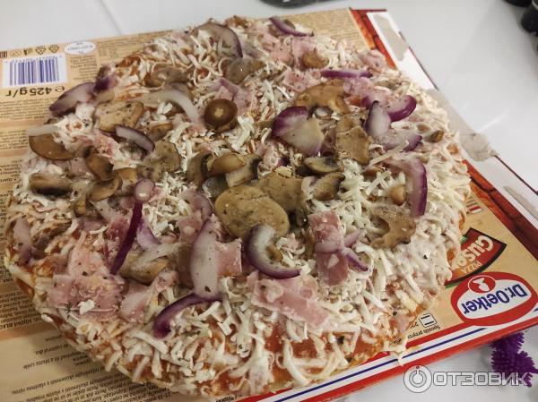 Пицца Dr. Oetker Guseppe Ветчина и грибы фото