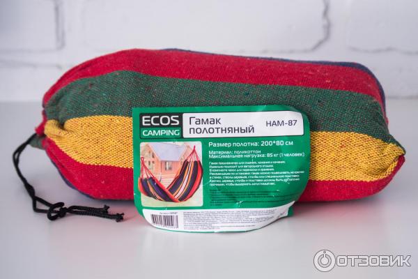 Гамак полотняный ecos ham 15