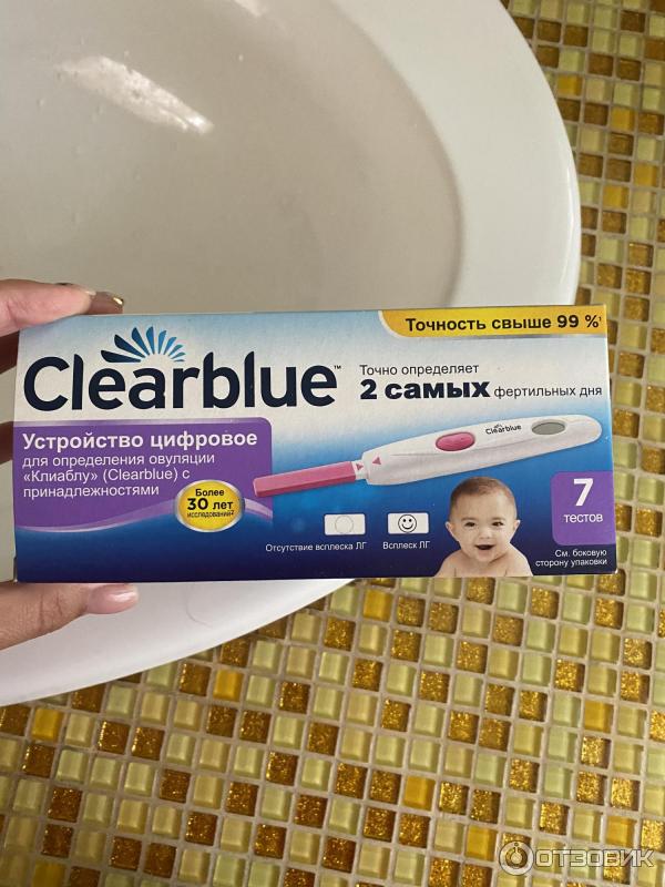 Тест на овуляцию Clearblue фото