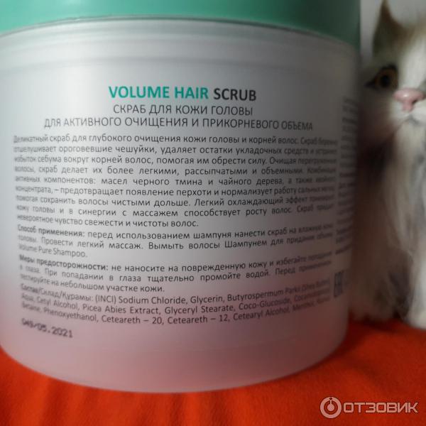 Скраб для кожи головы Aravia Volume Hair Scrub фото