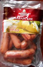 Сосиски "Фамильные колбасы" Баварские с сыром фото