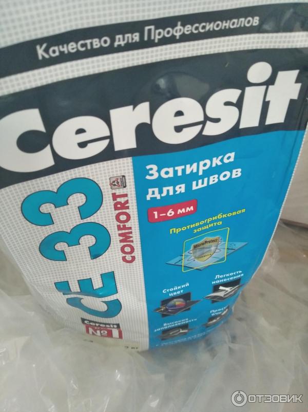 Затирка для швов Ceresit CE 33 Comfort фото